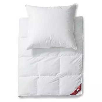 Покрывало RIBECO Emily 10% Daune +GRATIS Kissen, 200x10x220 см, белый