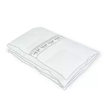 Покрывало RIBECO ScandicDream 80% Daune, 200x2x220 см, белый