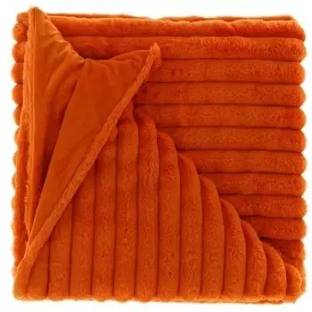 Покрывало Unique Living Peppe, 200x1x150 см цвет dunkelorange