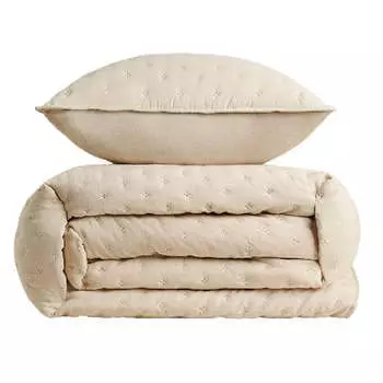 Покрывало Zara Home Soft-touch, бежевый