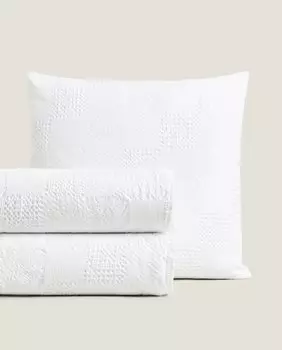 Покрывало Zara Home Textured, белый