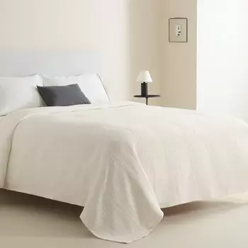 Покрывало Zara Home Textured, светло-бежевый