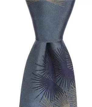 Пол Смит Sun Flare 3.14Тканый шелковый галстук Paul Smith, синий