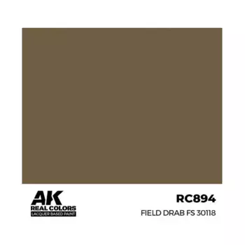 Поле серое FS 30118, Paint - Real Color, Dropper Bottles (AK-Interactive)