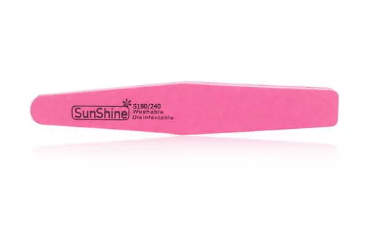 Полировщик для ногтей Cosmetics Zone Coffin SUNSHINE 180/240
