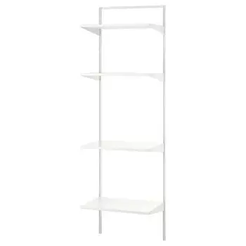 Полка, белая, 62x40x201 см, BOAXEL IKEA