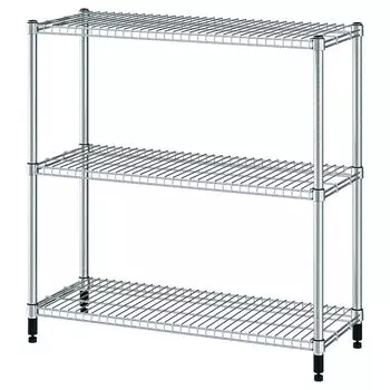 Полка, оцинкованная, 92x36x94 см, OMAR IKEA