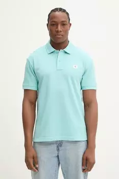 Поло Calvin Klein Jeans, бирюзовый
