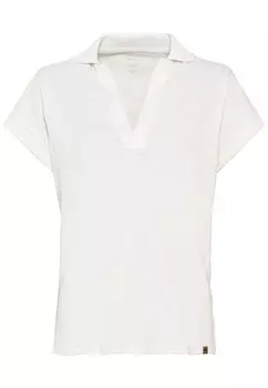 Поло Camel Active Knopfloses aus Organic Cotton, белый