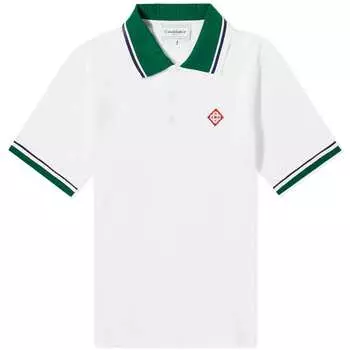 Поло Casablanca Pique Logo, белый