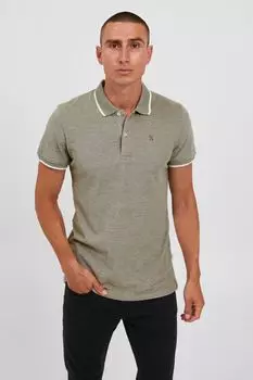 Поло CASUAL FRIDAY, зеленый