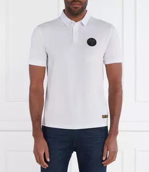 Поло EA7 Regular Fit, белый