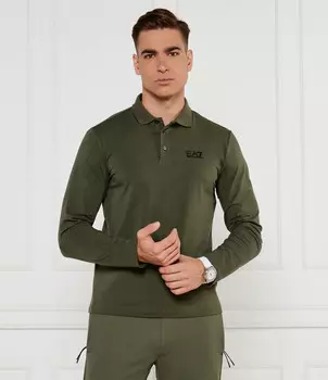 Поло EA7 Regular Fit, цвет cachi