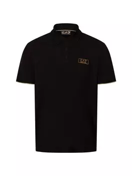 Поло EA7 Shirt, цвет schwarz gold