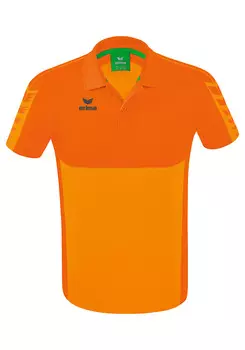 Поло erima Six Wings, цвет new orange/orange
