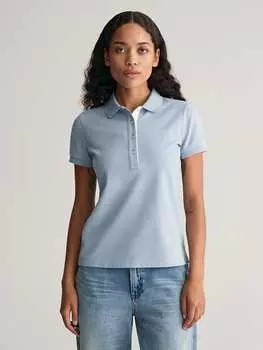 Поло Gant Poloshirt, светло-синий