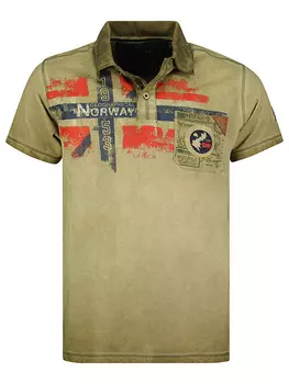 Поло Geographical Norway Kamo, хаки
