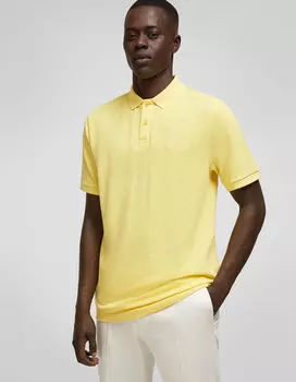 Поло HECHTER PARIS, цвет lemon
