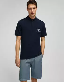 Поло HECHTER PARIS, цвет midnight blue