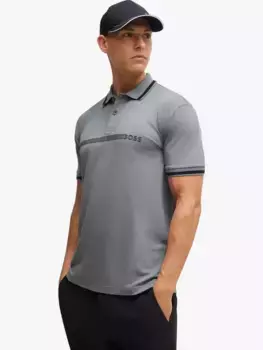 Поло HUGO BOSS BOSS Golf Style Paddy, цвет dark beige
