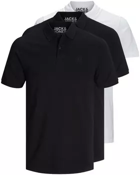 Поло Jack & Jones 3er Set, черный