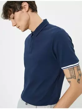 Поло KOTON T shirt, темно-синий