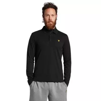Поло Lyle & Scott Tech Long, черный