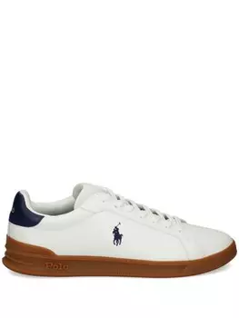 Polo Ralph Lauren кожаные кроссовки, белый
