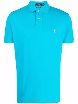 Polo Ralph Lauren рубашка поло с вышитым логотипом, синий