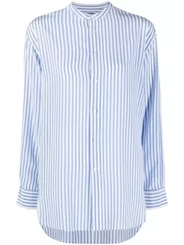 Polo Ralph Lauren шелковая рубашка в полоску, синий