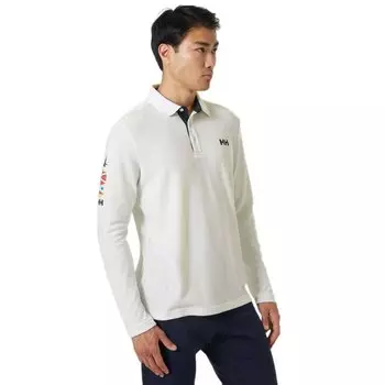 Поло с длинным рукавом Helly Hansen Skagerrak Quikdry Rugger, белый