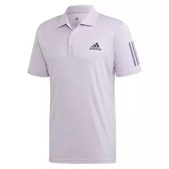 Поло с коротким рукавом adidas Club 3 Stripes, белый