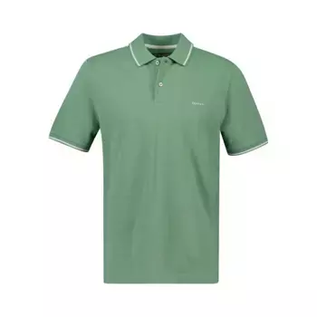 Поло с коротким рукавом Gant Tipped Piqu, зеленый