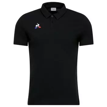 Поло с коротким рукавом Le Coq Sportif Presentation, черный