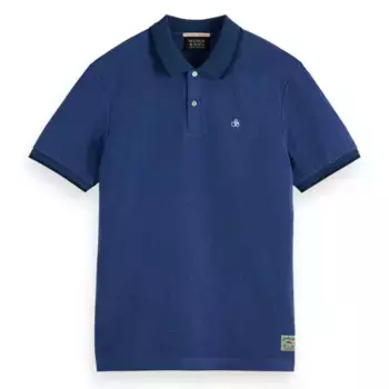 Поло с коротким рукавом Scotch & Soda 180101 Regular Fit, синий