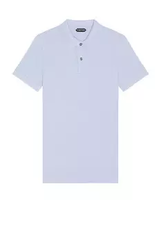 Поло с короткими рукавами Tennis Piquet Tom Ford, цвет Periwinkle