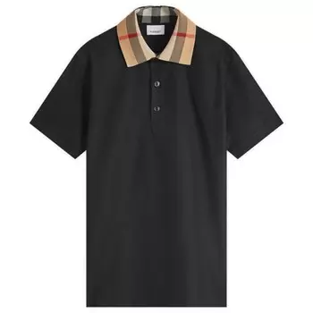 Поло с воротником-стойкой Cody Burberry, черный