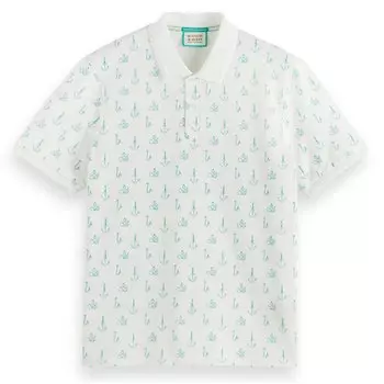 Поло Scotch & Soda 175555, белый