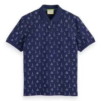 Поло Scotch & Soda 175555, синий