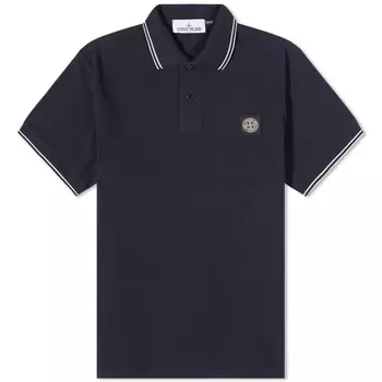 Поло Stone Island с нашивкой