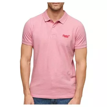 Поло Superdry Classic Pique, розовый