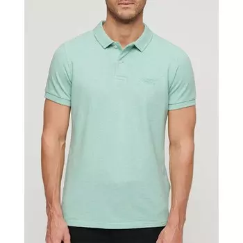 Поло Superdry Classic Pique, зеленый