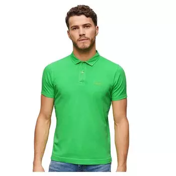 Поло Superdry Essential Logo Neon, белый