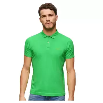 Поло Superdry Essential Logo Neon, белый