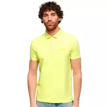 Поло Superdry Essential Logo Neon, синий