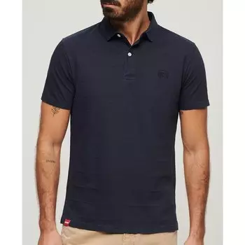 Поло Superdry Textured, синий