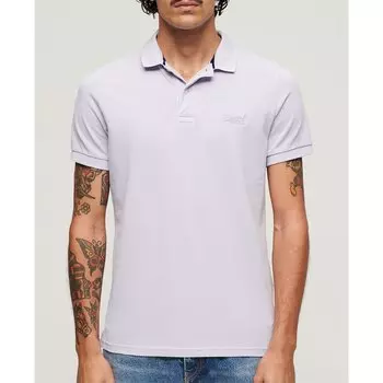 Поло Superdry Vint Destroy, фиолетовый