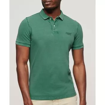 Поло Superdry Vint Destroy, зеленый