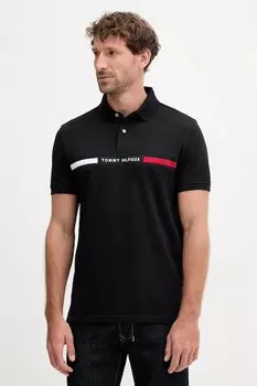 Поло Tommy Hilfiger, черный