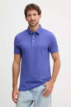 Поло Tommy Hilfiger, фиолетовый